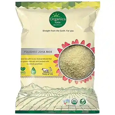 Organics Food Market Polished Aromatic Joha Rice - Highly Nutritious, 5 kg